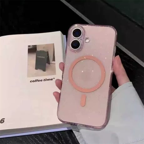【N694】iphone16/16pro magsafe ケース iphone ケース キラキラ ソフト