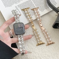 【N727】パール apple watch バンド キラキラ Series10 アップル ウォッチ バンド かわいい