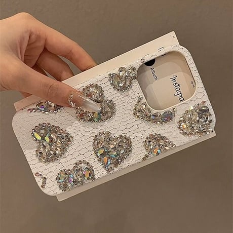 【N133】iPhoneケース ハンドメイド デコ かわいいアイフォンカバー 女子
