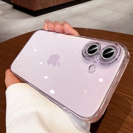 【N419】iPhoneケース かわいい iPhone17/17pro ケース おしゃれ キラキラ カメラカバー ソフトケース