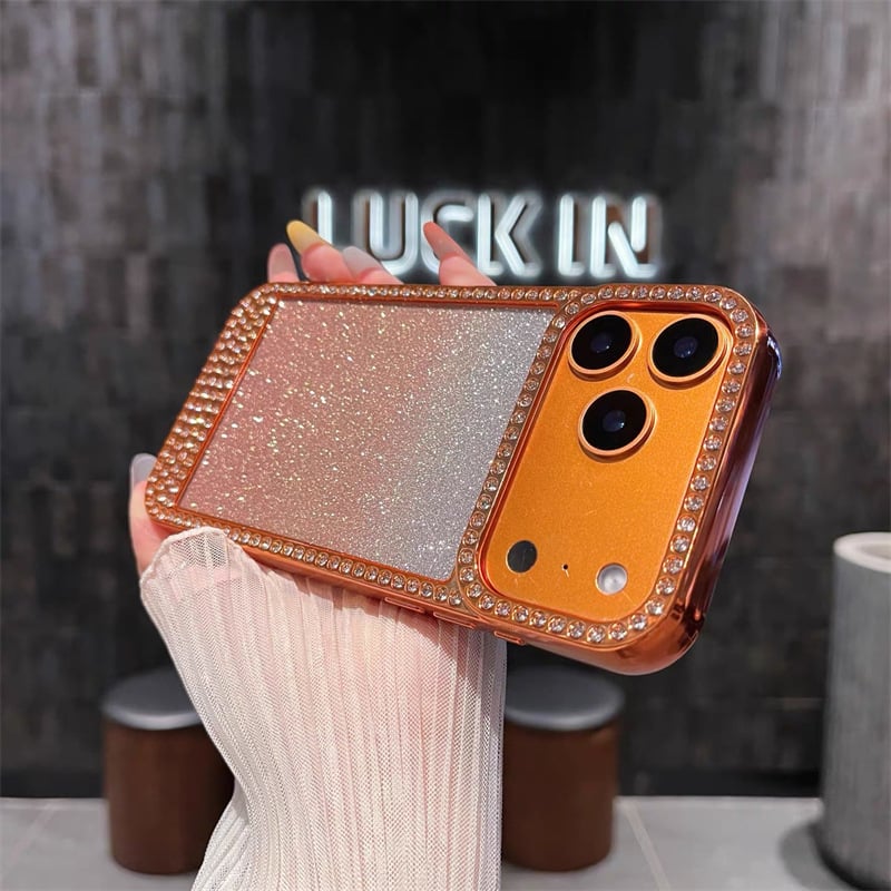 N782】iphone17/17pro ケース キラキラ iphoneケース クリア おしゃ