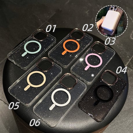 【N617】iphone17/17pro ケース magsafe iphone ケース 透明 かわいい キラキラ