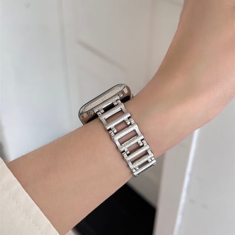 【N563】ステンレス apple watch バンド かわいい アップル ウォッチ ブレスレット