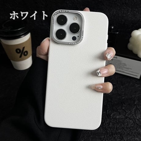 【N053】iphoneケース かわいい iphone16/16pro ケース シンプル おしゃれ レザー調