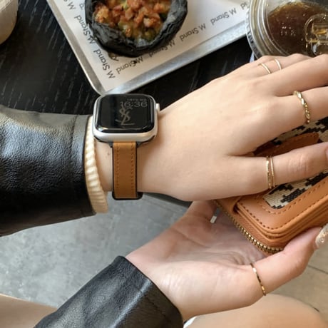 【N602】アップル ウォッチ マグネット バンド apple watch バンド レザー&シリコン