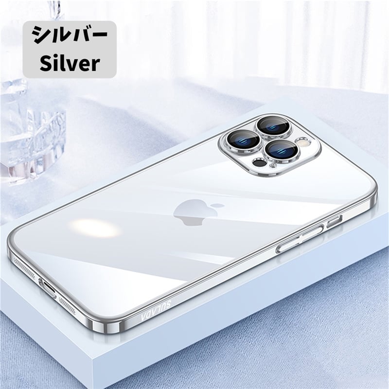 N611】iphone17/17air ケース クリア メタリック iphone16/16p
