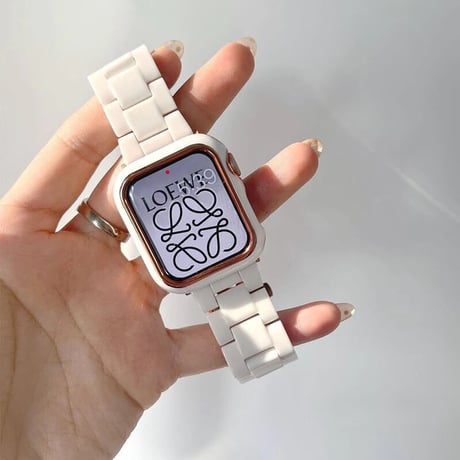 【N201】「apple watchカバー付き」アップルウォッチ バンド べっ甲 apple watch バンド 店舗 set