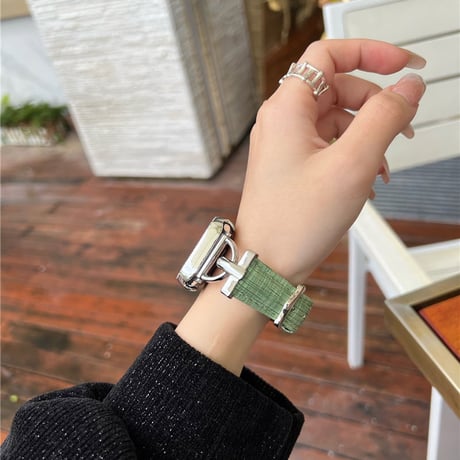 【N266】「apple watchカバー付き」パステルカラー apple watch レザー バンド アップル ウォッチ バンド 女性 set