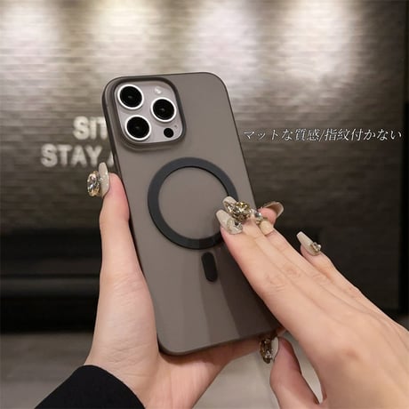 【N633】iphone16 ケース マグセーフ iphone16pro ケース かわいい マット