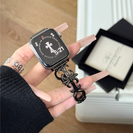 【N710】アップル ウォッチ バンド チェーン apple watch バンド おしゃれ 韓国