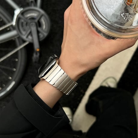 【N446】ステンレス アップル ウォッチ series 11 バンド 男性/女性 apple watch バンド かっこいい