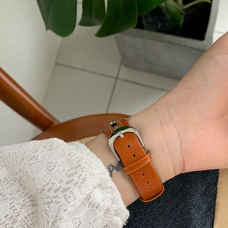 【N177】夏でも涼しいApple Watchバンド 革 蒸れない applewatch バンド おしゃれ