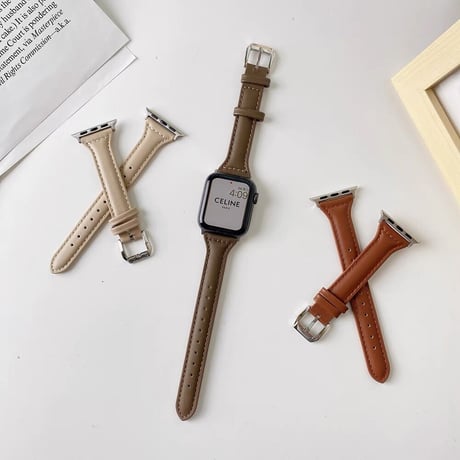 【N217】Apple Watch バンドおすすめ トップレザー 牛革 アップルウォッチ バンド 高級