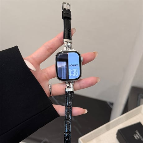 【N764】アップル ウォッチ バンド 女性 細い apple watch バンド レザー おしゃれ