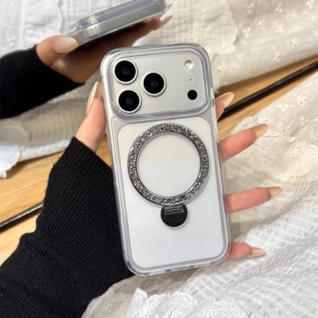 【N748】iphone17 クリア ケース マグセーフ マグセーフ 対応 ケース 高級