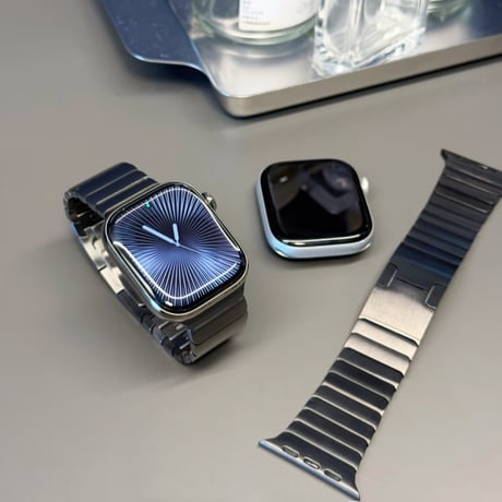 【N832】調節工具不要 アップル ウォッチ バンド ステンレス apple watch リンク ブレスレット 高級 男女兼用
