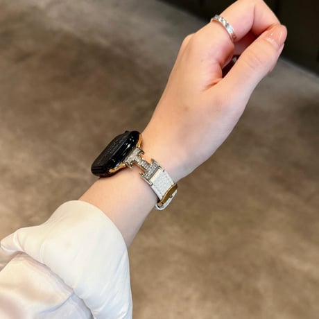 【N737】アップル ウォッチ Series11 バンド かわいい apple watch se バンド 革