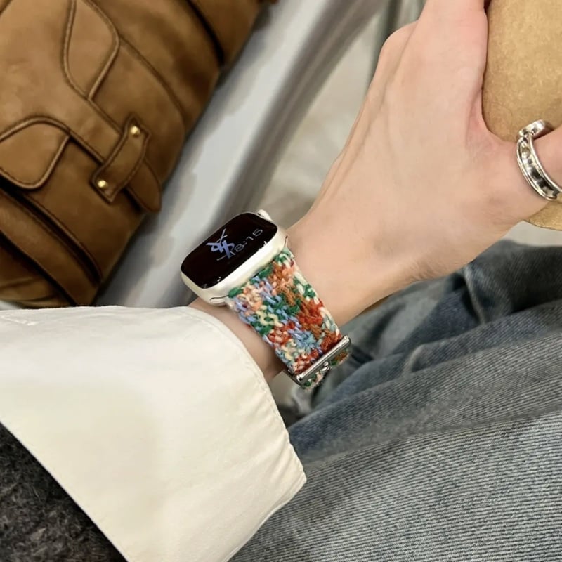 N496】ツイード アップル ウォッチ バンド 高級 apple watch バンド