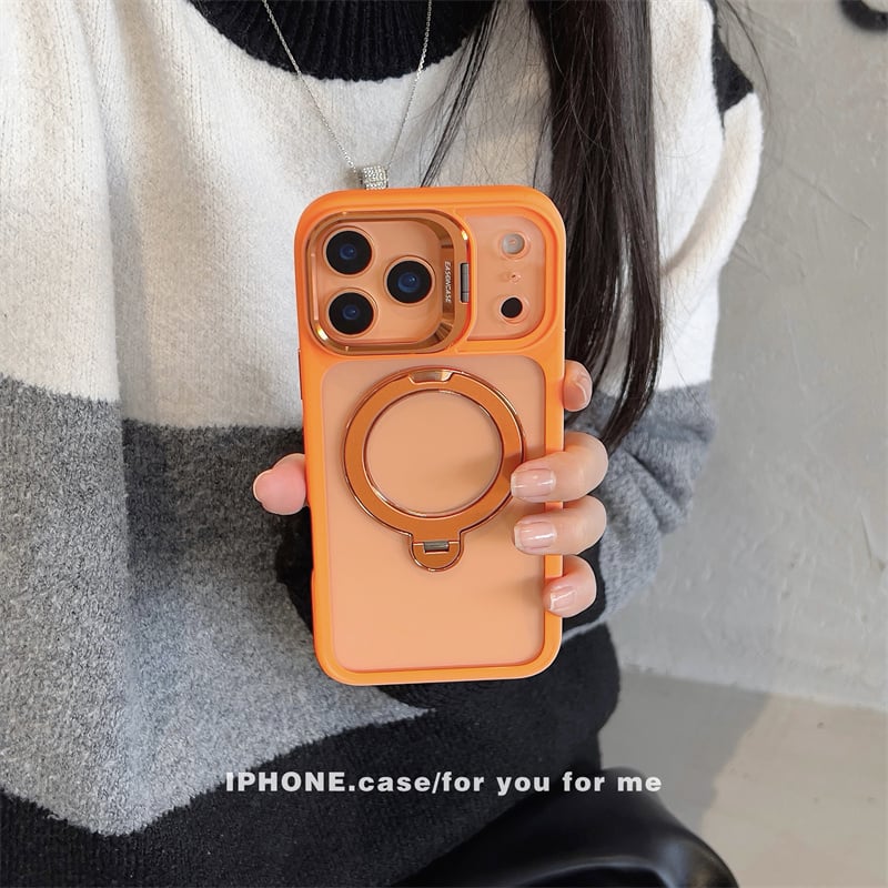 N205】ダブル スタンド iphone17/17pro ケース magsafe iphon