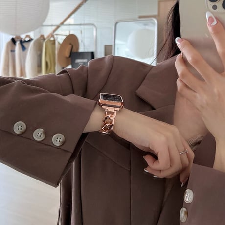 【N178】apple watch ステンレスバンド 40mm/49mm アップルウォッチ バンド ステンレス シルバー ゴールド