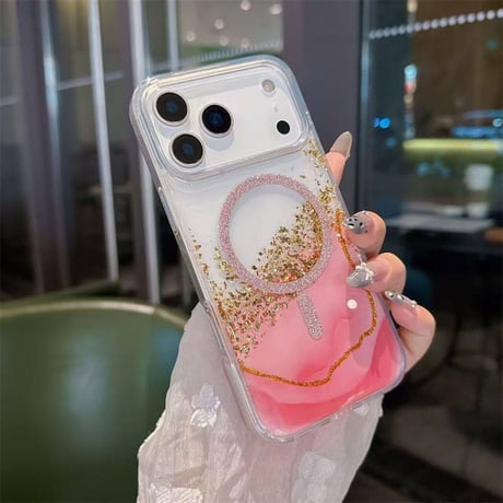 【N337】iphone ケース マグセーフ かわいい iphone ケース クリア おしゃれ