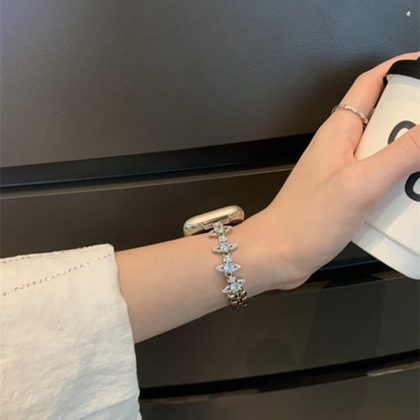 【N620】apple watch バンド キラキラ アップル ウォッチ Series11/SE3対応 バンド 可愛い