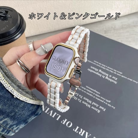 【N583】高品質 アップル ウォッチ セラミック バンド apple watch バンド おしゃれ