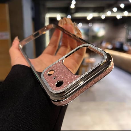 【N176】iphone17/16pro ケース クリア おしゃれ iphone ケース キラキラ 黄ばまない