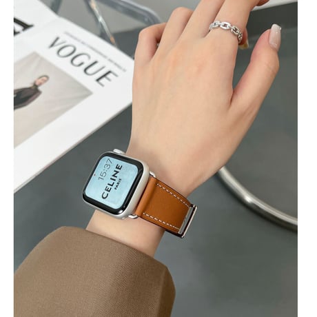 【N356】高級 アップル ウォッチ レザー バンド 本革 apple watch バンド ビジネス 人気 男女兼用