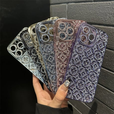 【N294】iphone16/16pro ケース かわいい iphone ケース キラキラ 半 透明