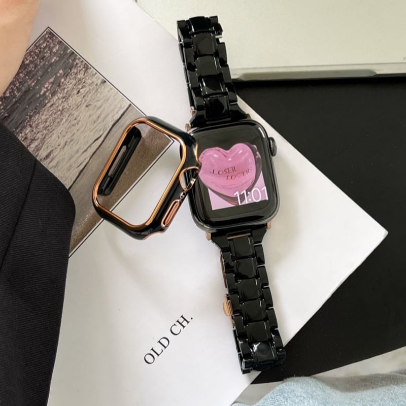N314】「apple watchケース付き」アップル ウォッチ チェーン