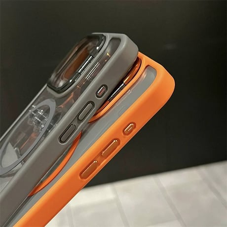 【N655】iphone17/17pro ケース マグセーフ/スタンド iphone ケース カメラ保護リングプレゼント