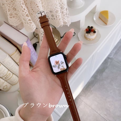 【N217】Apple Watch バンドおすすめ トップレザー 牛革 アップルウォッチ バンド 高級