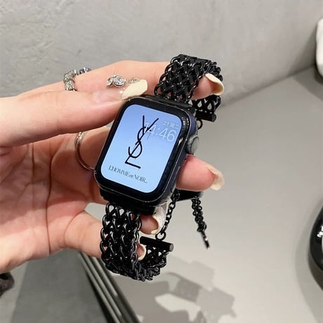 【N241】「バンド+ケース2点Set」apple watch ブレスレット アップル ウォッチ バンド 蒸れ ない