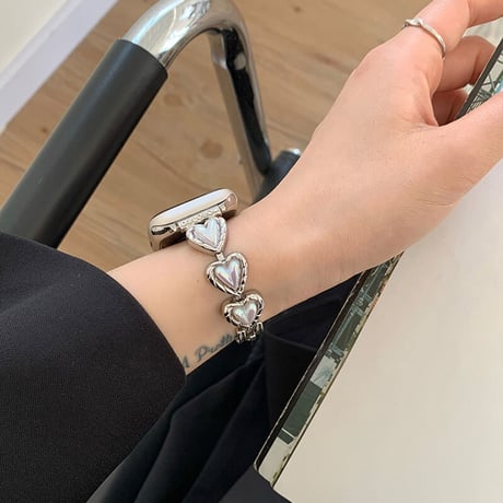 【N282】アップルウォッチ バンド 女性 おしゃれ 人気 applewatch バンド キラキラ