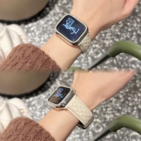 【N758】アップル ウォッチ バンド マグネット レディース/メンズ apple watch se3 バンド レザー