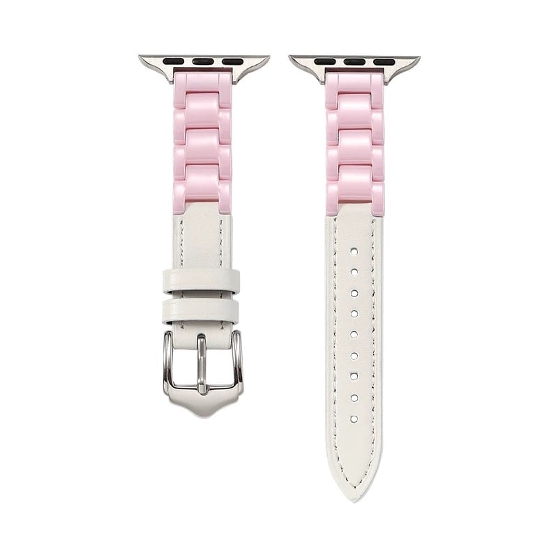 N625】アップル ウォッチ バンド セラミック＆レザー apple watch seri