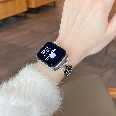 【N701】アップル ウォッチ バンド チェーン アップル ウォッチ 44mm 女性 交換ベルト