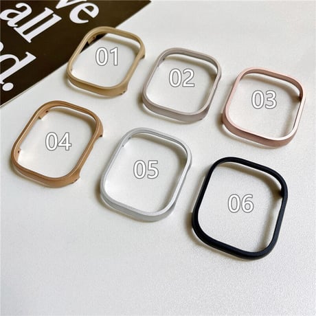 【N380】金属素材 apple watch ケース 高級 アップル ウォッチ 保護カバー シルバー/スターライト/ゴールド