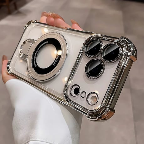【N810】iphone17/17pro ケース 衝撃 に 強い iphone ケース マグセーフ スタンド カメラ保護