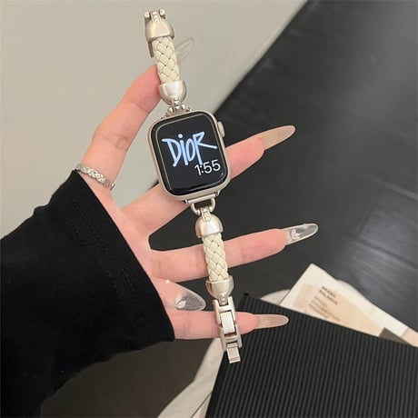 【N668】アップル ウォッチ バンド レザー 細め apple watch バンド かわいい