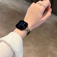 【N737】アップル ウォッチ Series12/11 バンド かわいい apple watch se バンド 革