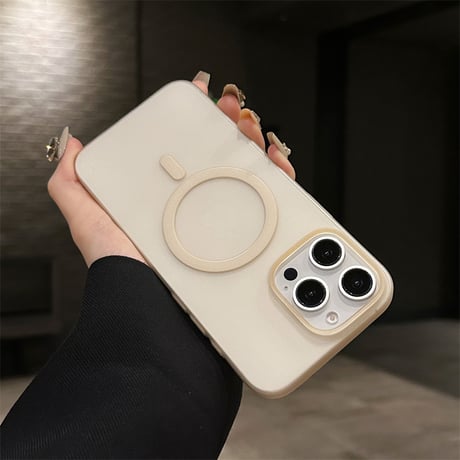 【N633】iphone16 ケース マグセーフ iphone16pro ケース かわいい マット