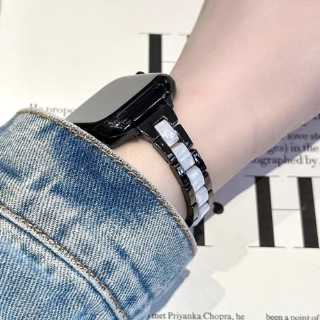 【N716】アップル ウォッチ バンド おしゃれ 女性 apple watch バンド 細め