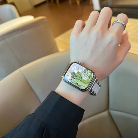 【N331】「apple watchケース付き」ステンレス+樹脂 apple watch バンド かわいい 40mm/42mm アップル ウォッチ バンド 女性 高級 set