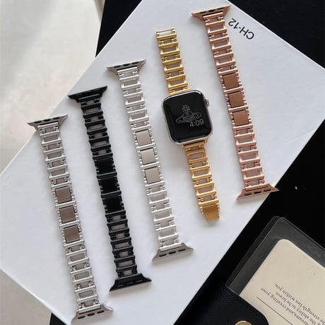 【N563】ステンレス apple watch バンド かわいい アップル ウォッチ ブレスレット