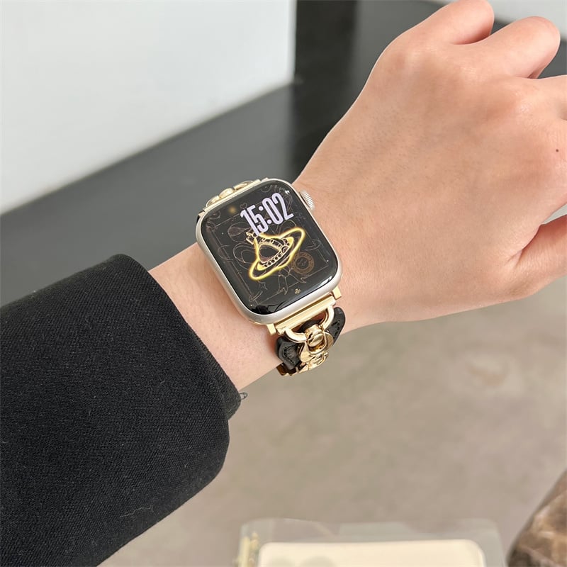 N765】アップル ウォッチ バンド かっこいい レザー apple watch 11