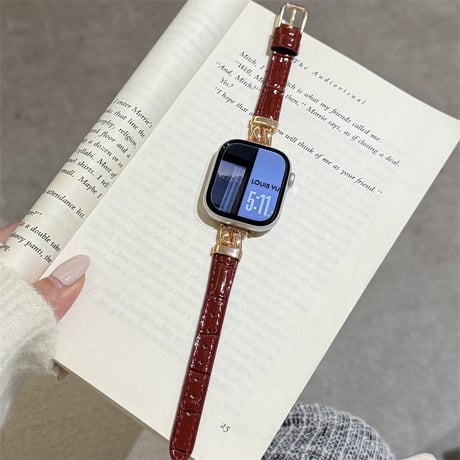 【N764】アップル ウォッチ バンド 女性 細い apple watch バンド レザー おしゃれ