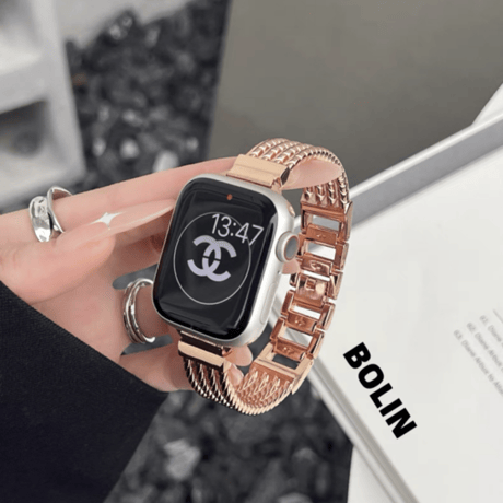 【N551】apple watch バンド かわいい ステンレス アップル ウォッチ バンド 女性 おしゃれ