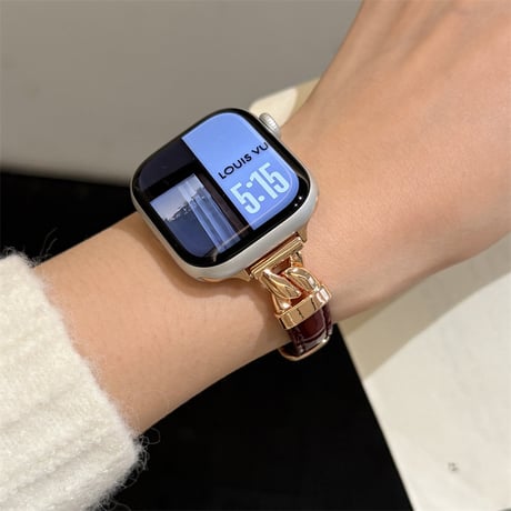 【N764】アップル ウォッチ バンド 女性 細い apple watch バンド レザー おしゃれ